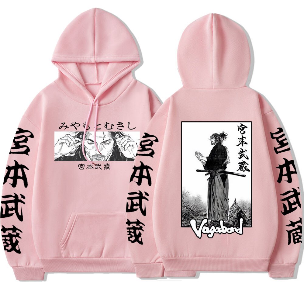 This hoodie captures the magic of Miyamoto Musashi. If you're looking for more Vagabond merch, we have it all! Check out our anime merch now—free shipping!