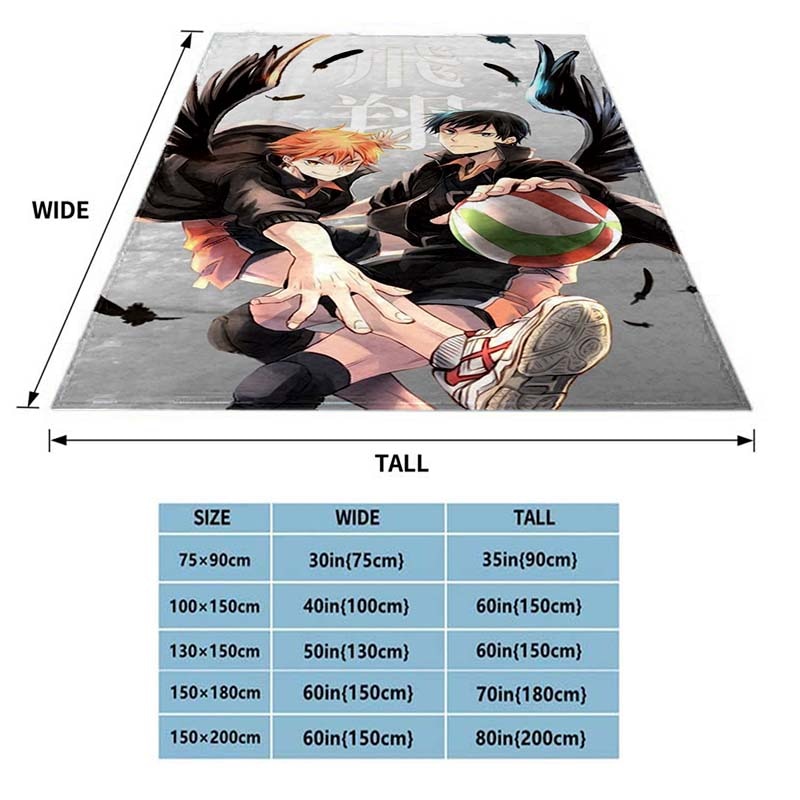 Haikyuu Coral Fleece Plush Blankets