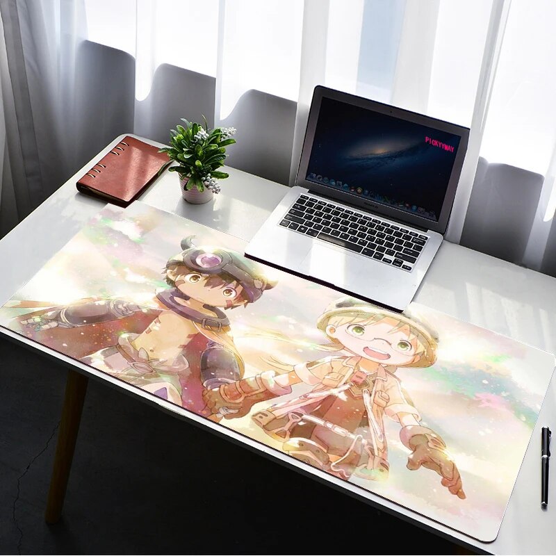 This mousepad captures the magic of Made in Abyss. If you're looking for more Made in Abyss merch, we have it all! Check out our anime merch now—free shipping!