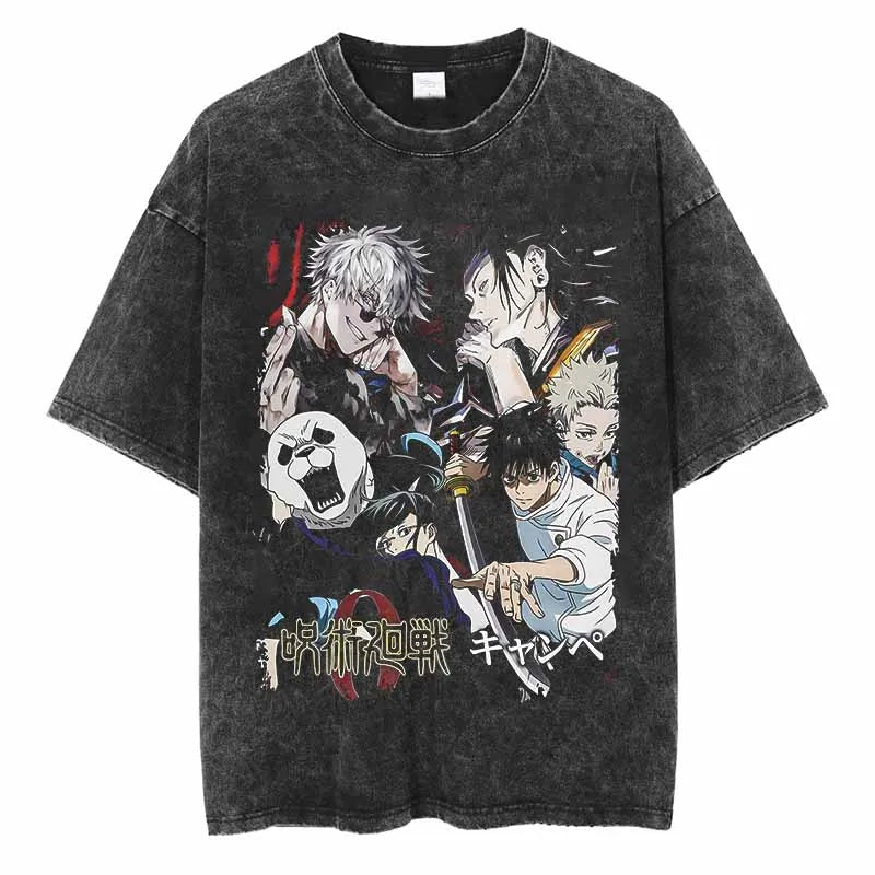 This tee captures the magic of Jujutsu Kaisen. If you're looking for more Jujutsu Kaisen merch, we have it all! Check out our anime merch now—free shipping!