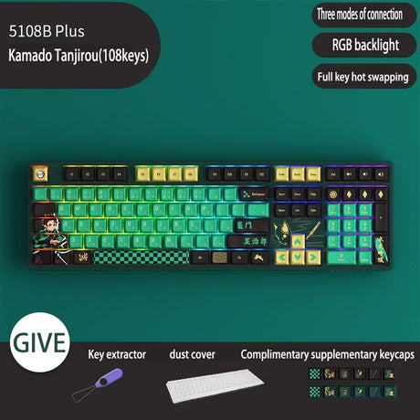 This keyboard is a fantastic blend of anime passion & technological prowess. | If you are looking for more Demon Slayer Merch, We have it all! | Check out all our Anime Merch now!