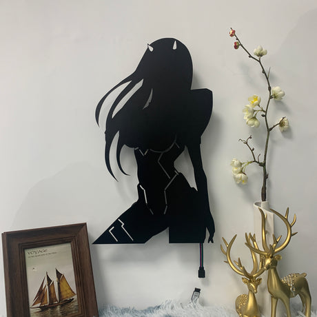 Darling in the Franxx: Zero Two Silhouette Wall Lamp