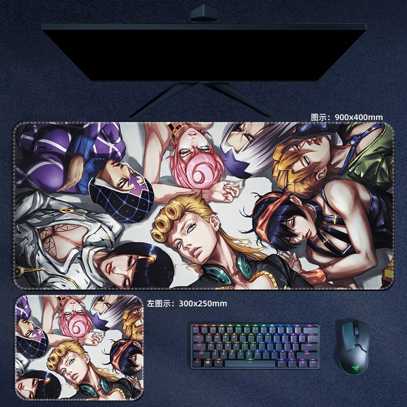 This mousepad captures the magic of JoJo's Bizarre Adventure. Want more merch? We’ve got it all—check out our anime store now with free shipping!