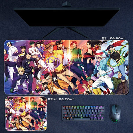 This mousepad captures the magic of JoJo's Bizarre Adventure. Want more merch? We’ve got it all—check out our anime store now with free shipping!