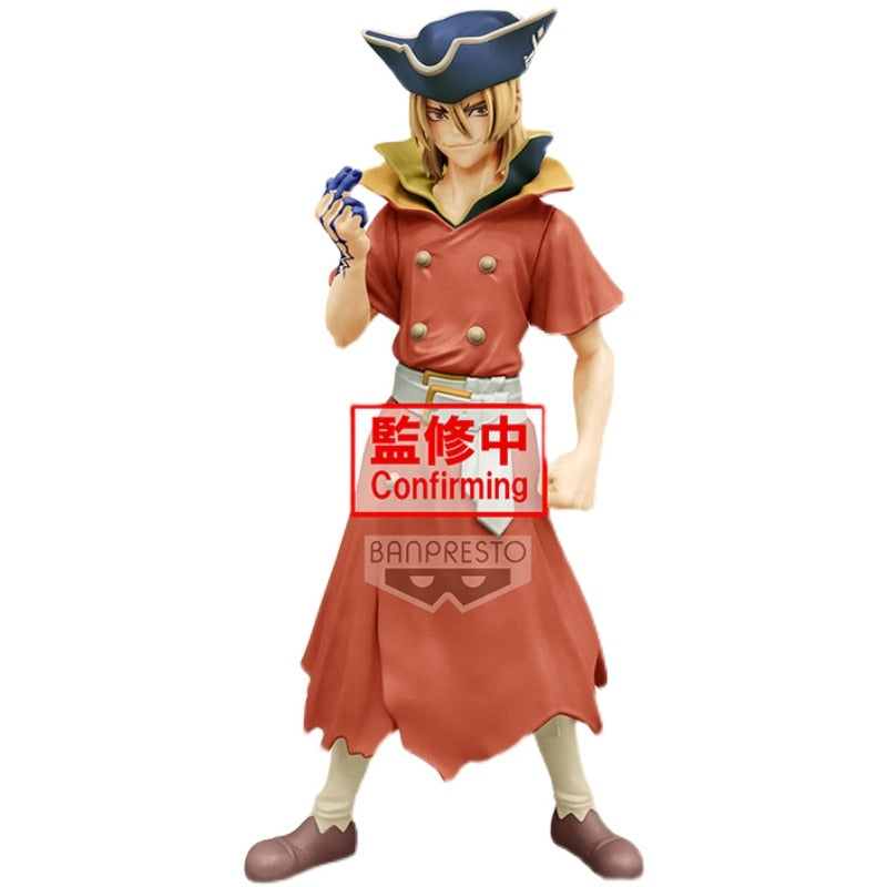 This figurine captures the magic of Ryusui Nanami. If you're looking for more Dr. Stone merch, we have it all! Check out our anime merch now—free shipping!