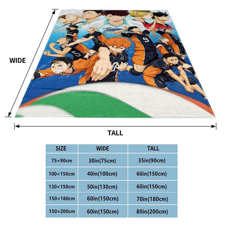 Haikyuu Coral Fleece Plush Blankets