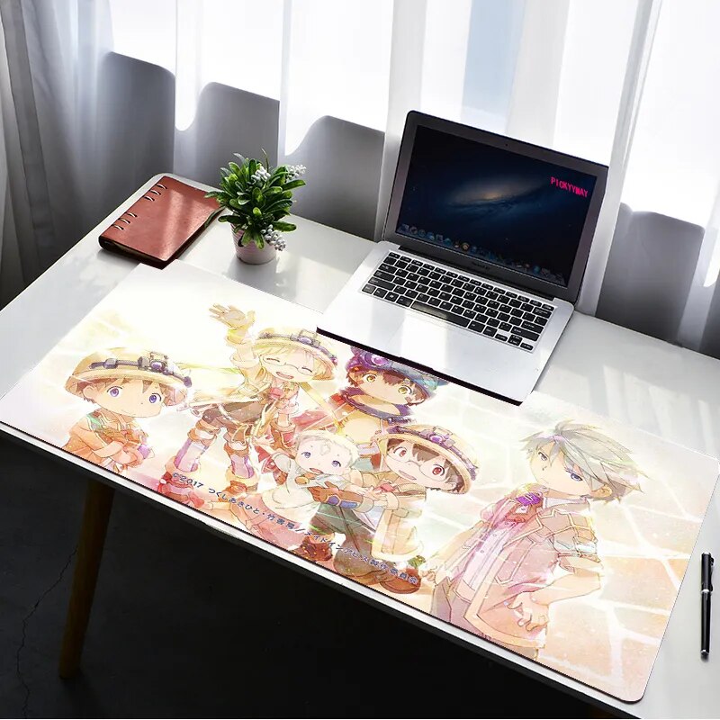 This mousepad captures the magic of Made in Abyss. If you're looking for more Made in Abyss merch, we have it all! Check out our anime merch now—free shipping!