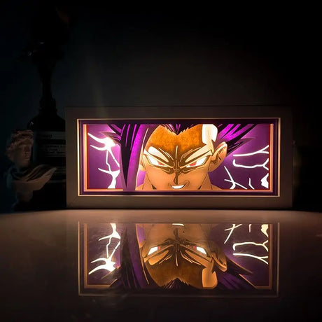 This lightbox captures the magic of Dragon Ball Z. If you're looking for more Dragon Ball Z merch, we have it all! Check out our anime merch now—free shipping!