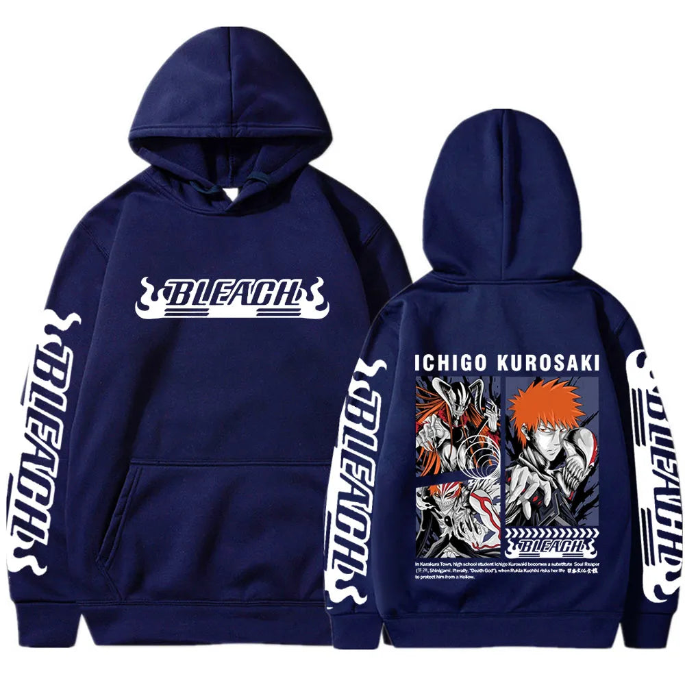Upgrade your wardrobe with out brand new Bleach Hoodies | If you are looking for more Bleach Merch, We have it all! | Check out all our Anime Merch now!