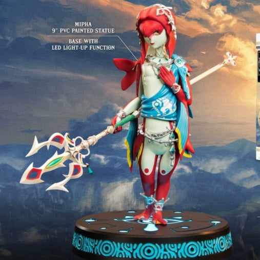 This figurine captures the magic of Mipha. If you're looking for more The Legend of Zelda merch, we have it all! Check out our anime merch now—free shipping!