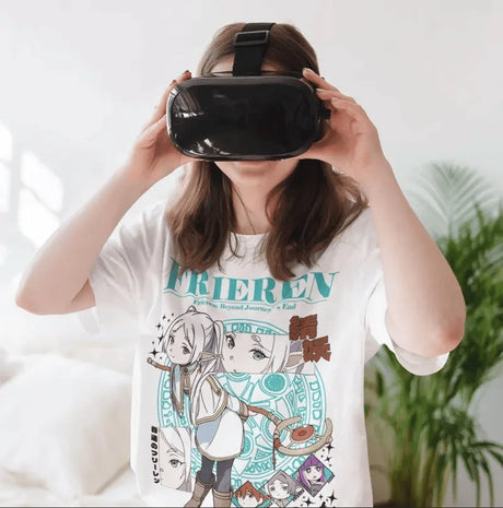 This tee captures the magic of Frieren. If you're looking for more Frieren Beyond Journey’s merch, we have it all! Check out our anime merch now—free shipping!