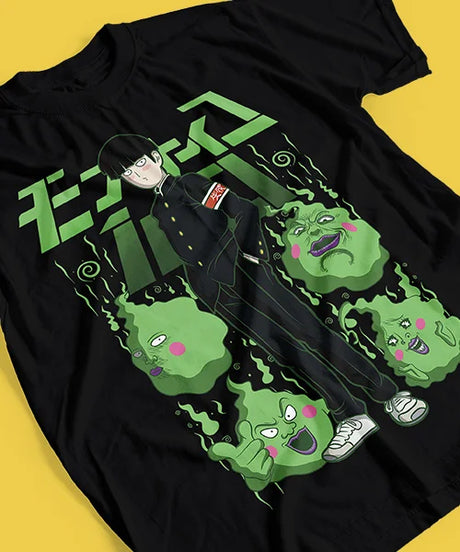 Here at Everythinganimee we have the best anime shirts in the world. 
Dive into the world of psychic powers with this incredible Mob Psycho 100 Shigeo tee.