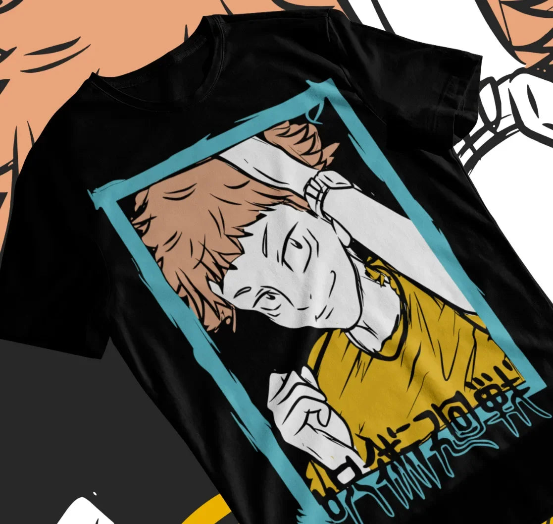 Here at Everythinganimee we have only the best anime merch! Free Global Shipping.
Step into the world of Jujutsu Kaisen with this exclusive Itadori Yuji T-Shirt, a must-have for fans of the hit anime and manga series.