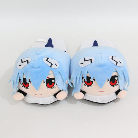 Wear the cutest slippers ever, Our Rei Ayanami Slippers are to die for! |  If you are looking for more Neon Genesis Evangelion Merch, We have it all! | Check out all our Anime Merch now!