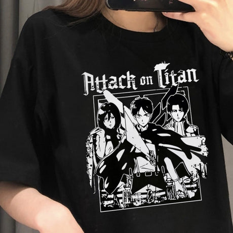 Upgrade your wardrobe with our Attack on Titan oversized Shirt | If you are looking for more Attack on Titan Merch, We have it all! | Check out all our Anime Merch now!