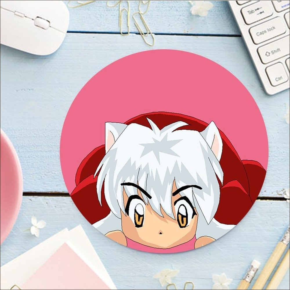 Inuyasha Round Mousepad Collection
