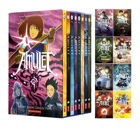 This collection is treasure trove that unfolds the spellbinding narrative of Amulet. If you are looking for more Amulet Merch, We have it all! | Check out all our Anime Merch now!