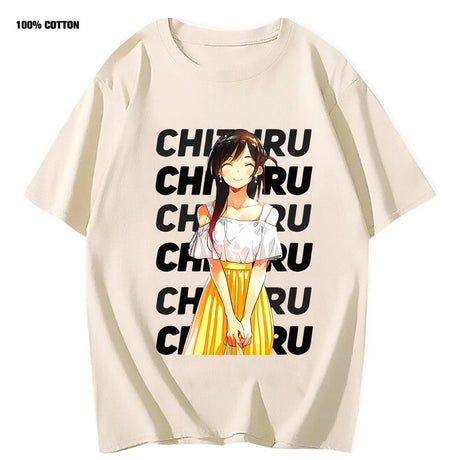 This tee captures the magic of Chizuru. If you're looking for more Rent-A-Girlfriend merch, we have it all! Check out our anime merch now—free shipping!