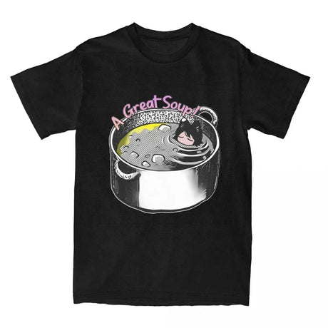 Here at Everythinganimee we only have the best shirts in the world! Celebrate the culinary adventure of "Delicious in Dungeon" with this quirky and fun Dungeon Soup Tee! Featuring a humorous design inspired by the series, this shirt highlights the unique charm of turning monsters into meals.