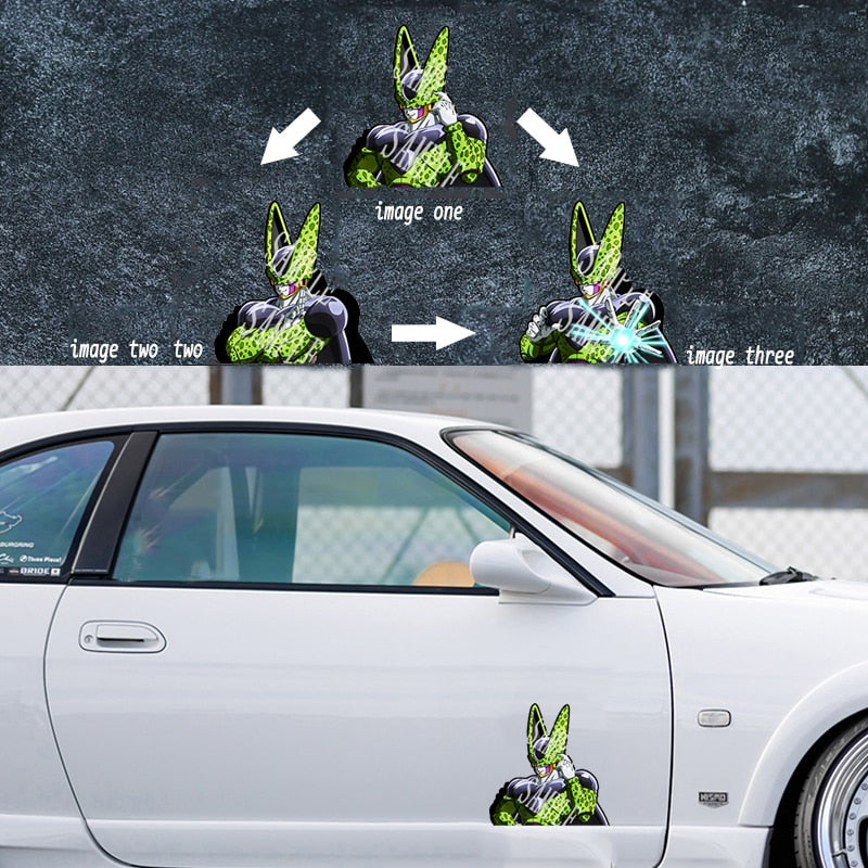 Dragon Ball Z Cell Motion Sticker