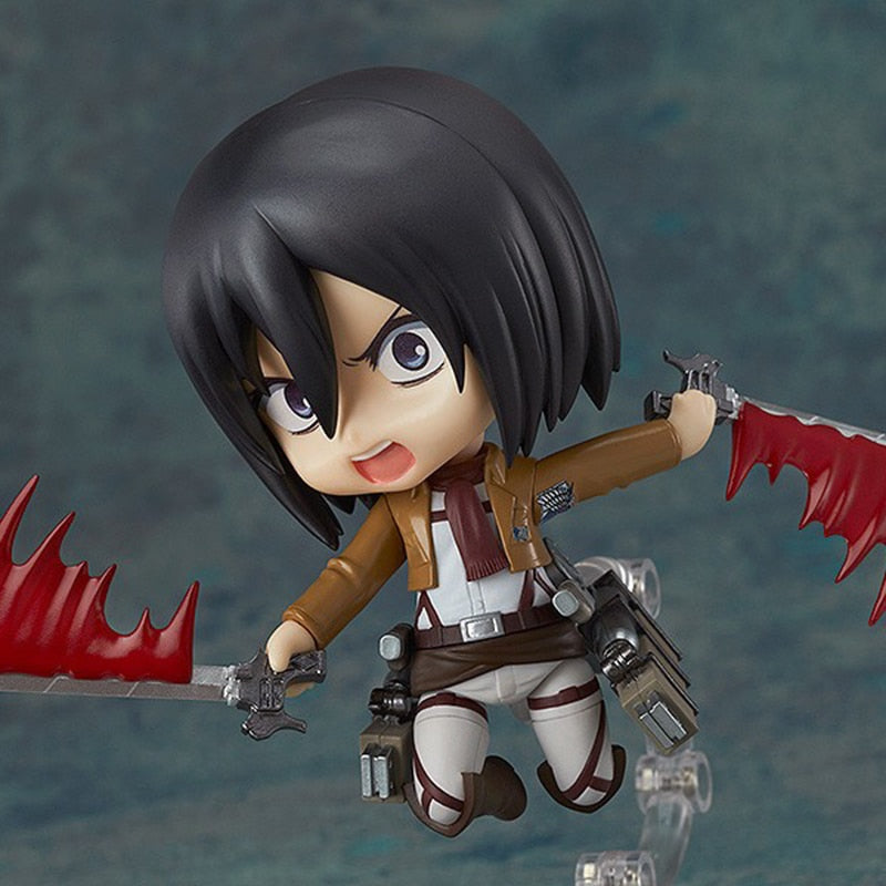 This figurine captures the magic of Mikasa. If you're looking for more Attack On Titan merch, we have it all! Check out our anime merch now—free shipping!