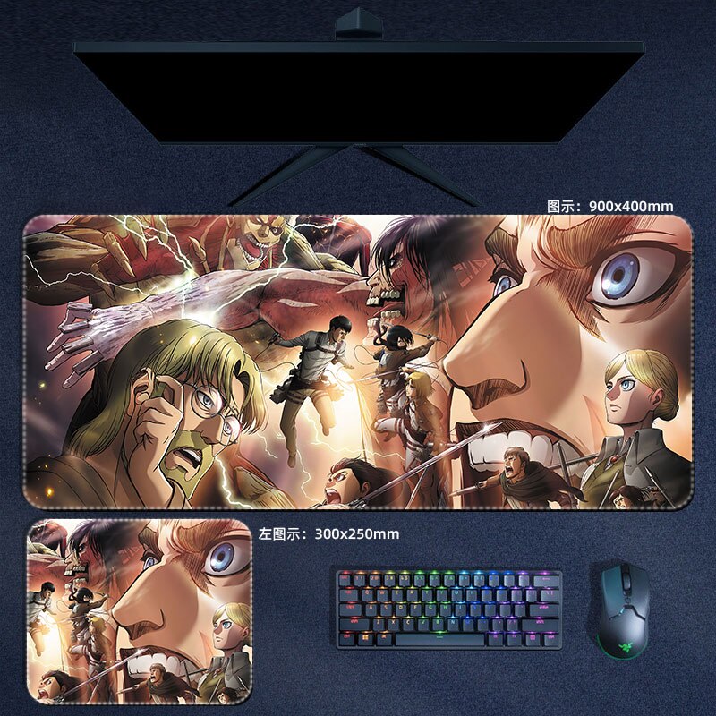 This mousepad captures the magic of  Attack On Titan. Want more Attack On Titan merch? We’ve got it all—check out our anime store now with free shipping!