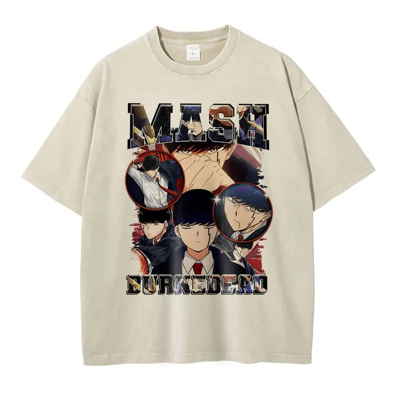 This vibrant tee featuring the powerful Burnedead, in an action-packed design. If you are looking for more Mashle Merch, We have it all! | Check out all our Anime Merch now!