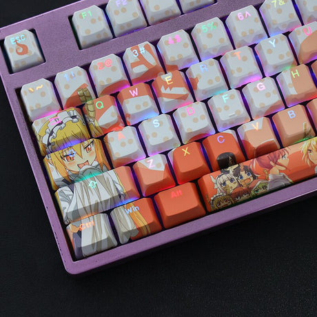 Cute Miss Kobayashi's Dragon Maid Keycaps