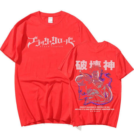 This shirt embodies the spirit of adventure in the world of Black Clover. If you are looking for more Black Clover Merch, We have it all!| Check out all our Anime Merch now!