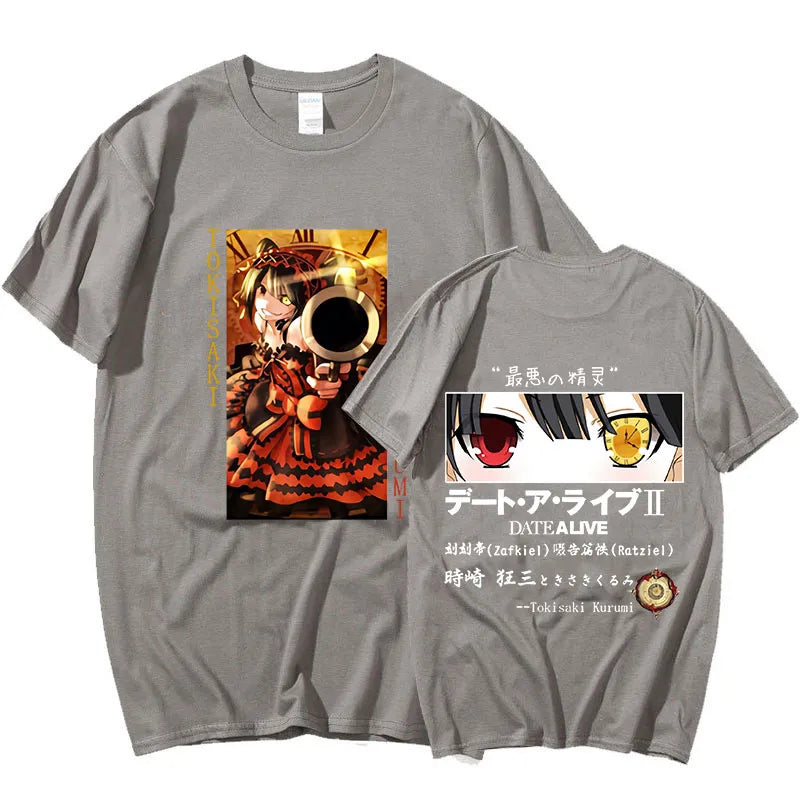 This T-shirt embodies the allure of Tokisaki, one of most captivating characters.If you are looking for more Date A Live Merch, We have it all!| Check out all our Anime Merch now!