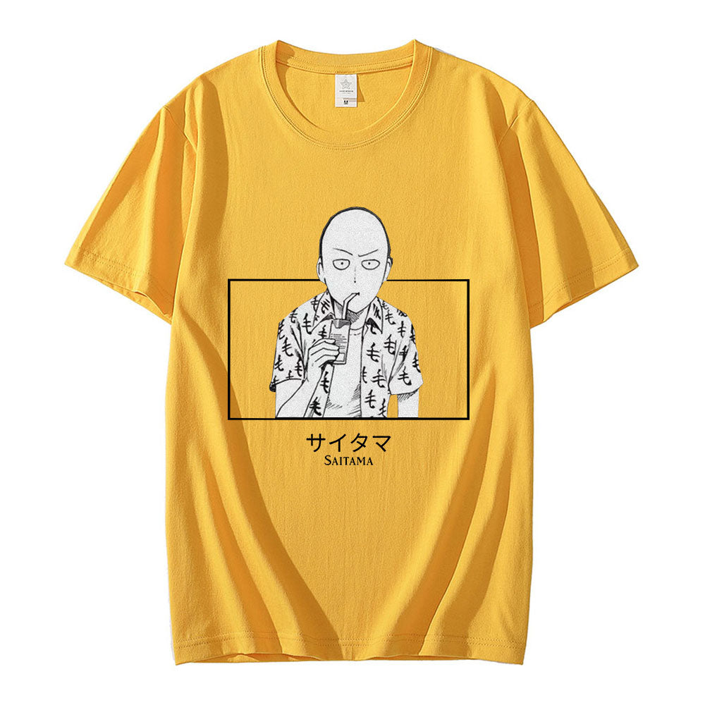 This tee captures the magic of Saitama. If you're looking for more One Punch Man merch, we have it all! Check out our anime merch now—free shipping!