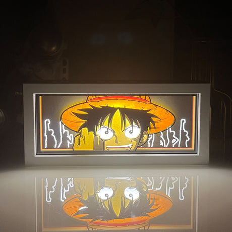 Light Box Anime Paper Cut Night Light Led 3D Shadow Lamp Carving For Decoration Gift, everythinganimee