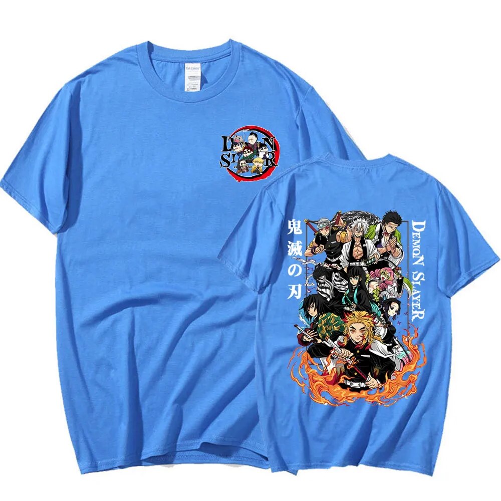 Immerse yourself in the world of Kimetsu with this sleek and trendy T-shirt. If you are looking for more Demon Slayer Merch, We have it all!| Check out all our Anime Merch now.