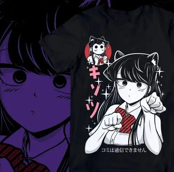 Here at Everythinganimee we only have the best shirts in the world! Unleash your inner cuteness  with Komi Can't Communicate Tee, featuring an iconic, vibrant design from Komi Can't Communicate that anime fans will instantly recognize.