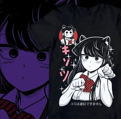 Here at Everythinganimee we only have the best shirts in the world! Unleash your inner cuteness  with Komi Can't Communicate Tee, featuring an iconic, vibrant design from Komi Can't Communicate that anime fans will instantly recognize.