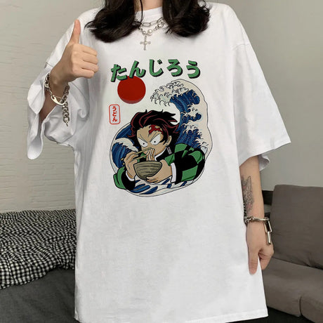 Be in the spotlight with our Tanjiro Ramen Demon Slayer Tee | If you are looking for more Naruto Merch, We have it all! | Check out all our Anime Merch now!