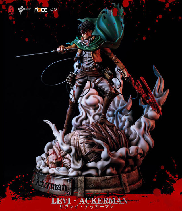 This figurine captures the magic of Levi. If you're looking for more Attack on Titan merch, we have it all! Check out our anime merch now—free shipping!