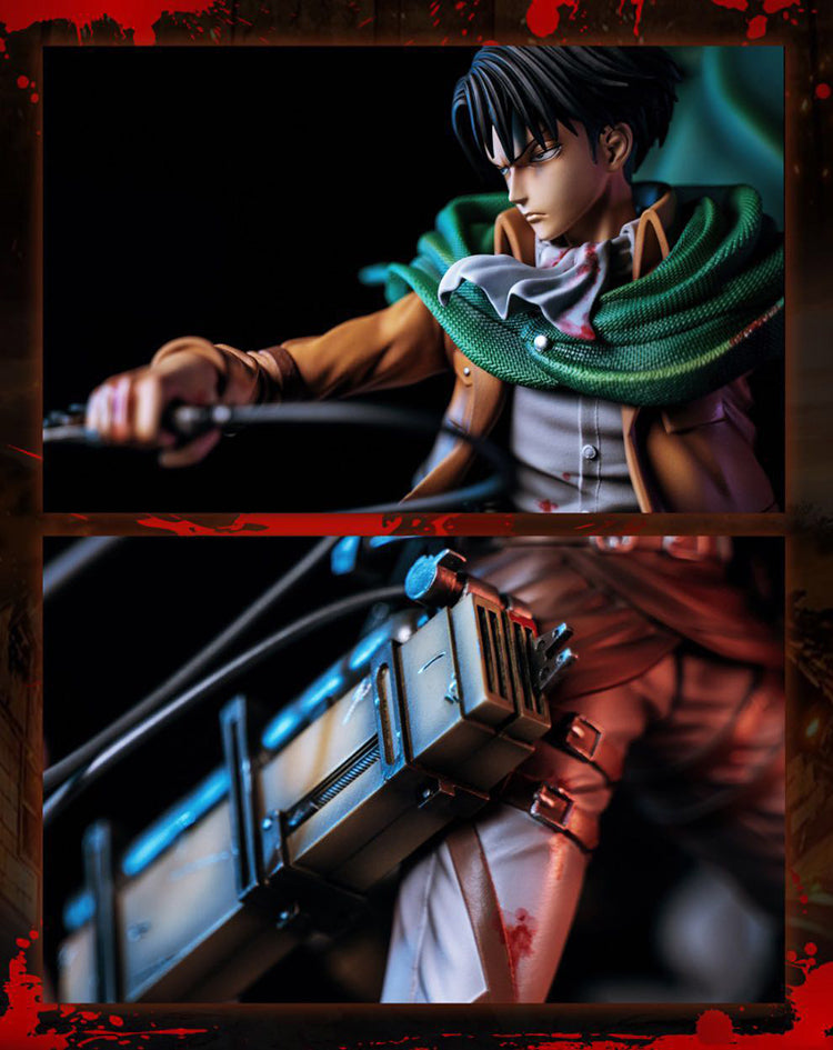 This figurine captures the magic of Levi. If you're looking for more Attack on Titan merch, we have it all! Check out our anime merch now—free shipping!
