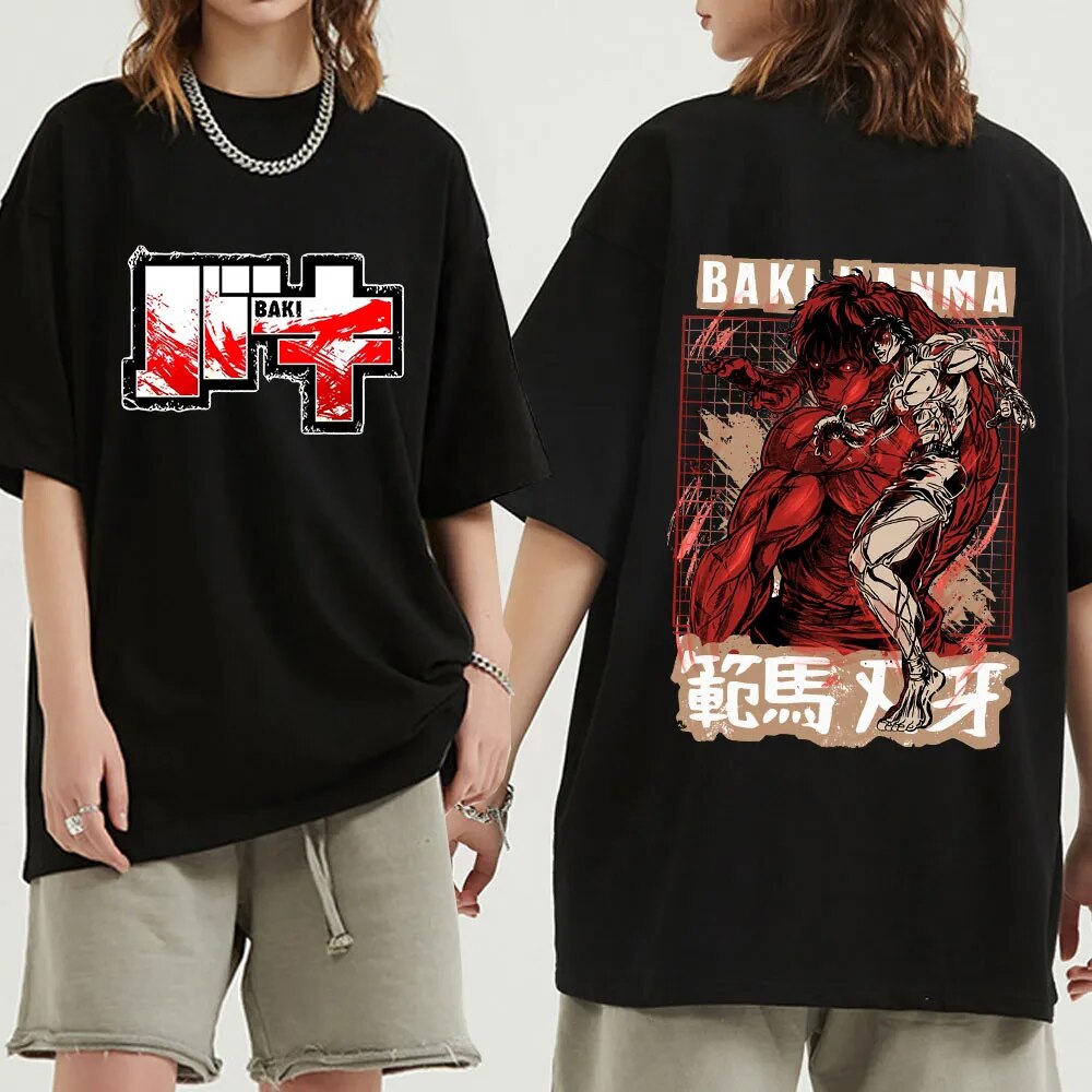This t-shirt is designed for fans who embrace strength and determination. | If you are looking for more Baki the Grappler Merch, We have it all!| Check out all our Anime Merch now!