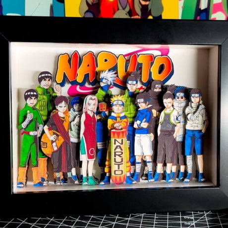 Naruto 3D Family Wall Decoration
