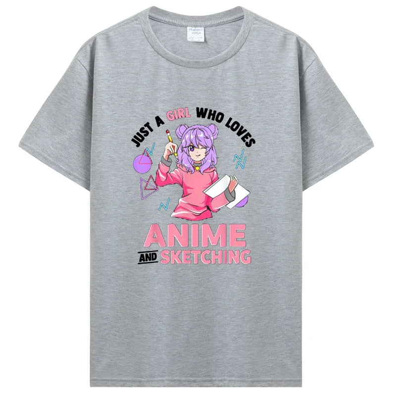 Show your love for anime with our Anime Girl Passion Tee | Here at Everythinganimee we have the worlds best anime merch | Free Global Shipping