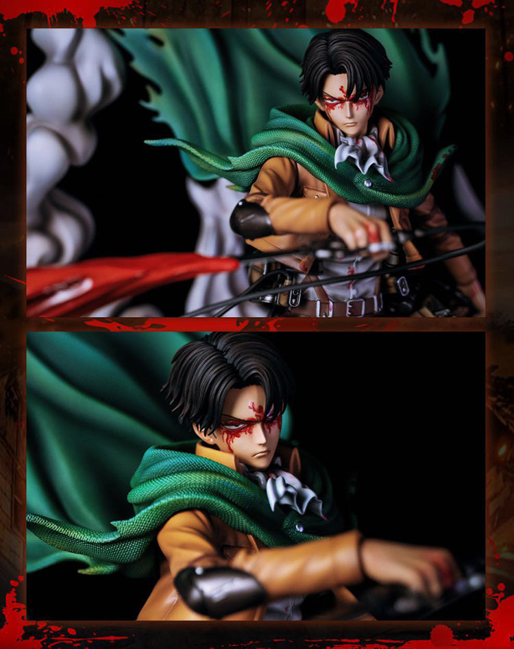 This figurine captures the magic of Levi. If you're looking for more Attack on Titan merch, we have it all! Check out our anime merch now—free shipping!