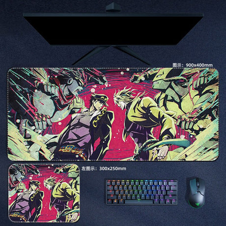This mousepad captures the magic of JoJo's Bizarre Adventure. Want more merch? We’ve got it all—check out our anime store now with free shipping!