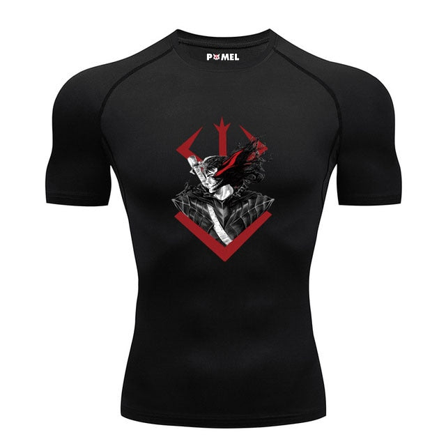 Berserk Short sleeve Compression Tees
