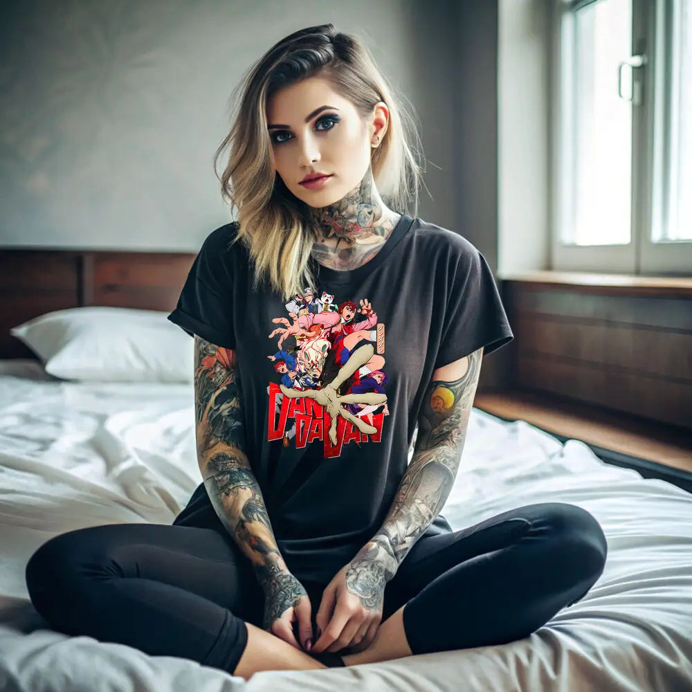 Immerse yourself in this kawaii Dandadan tees, perfect for anime fans. Looking for more Dandadan merch? Explore our full collection of anime merch now!