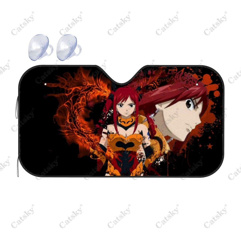 Erza Scarlet Fairy Tail Car Sun Visor