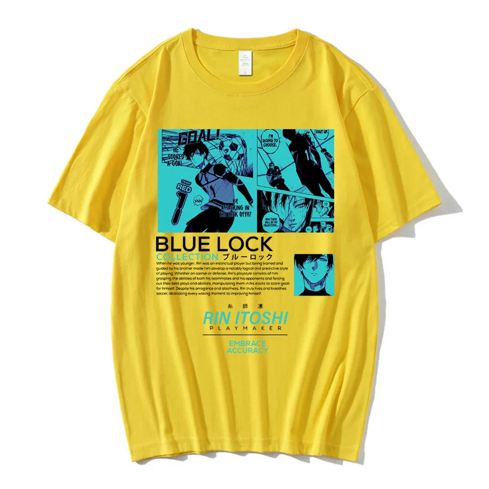 Upgrade your wardrobe with out brand new Bluelock Shirts | If you are looking for more Bluelock Merch, We have it all! | Check out all our Anime Merch now!