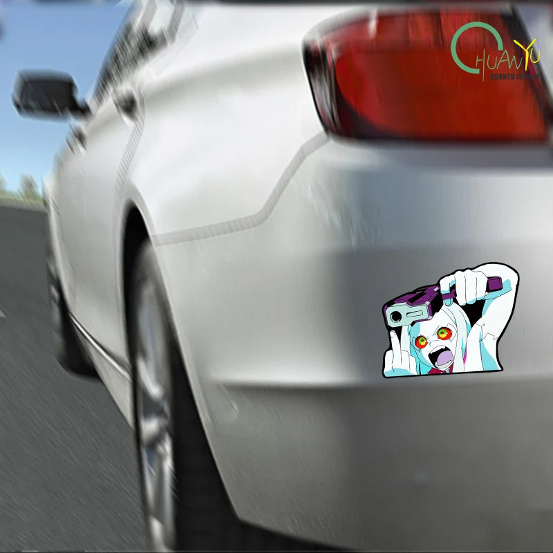 This tee captures the magic of Rebecca. If you're looking for more Cyberpunk: Edgerunners merch, we have it all! Check out our anime merch now—free shipping!