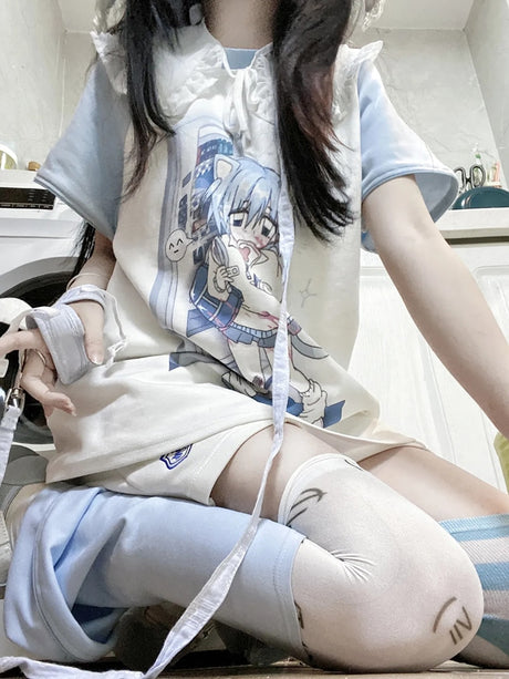Wear the hottest anime shirt today with our E-Girl Kawaii Anime Shirts | If you are looking for more Kawaii Anime Merch, We have it all!| Check out all our Anime Merch now!