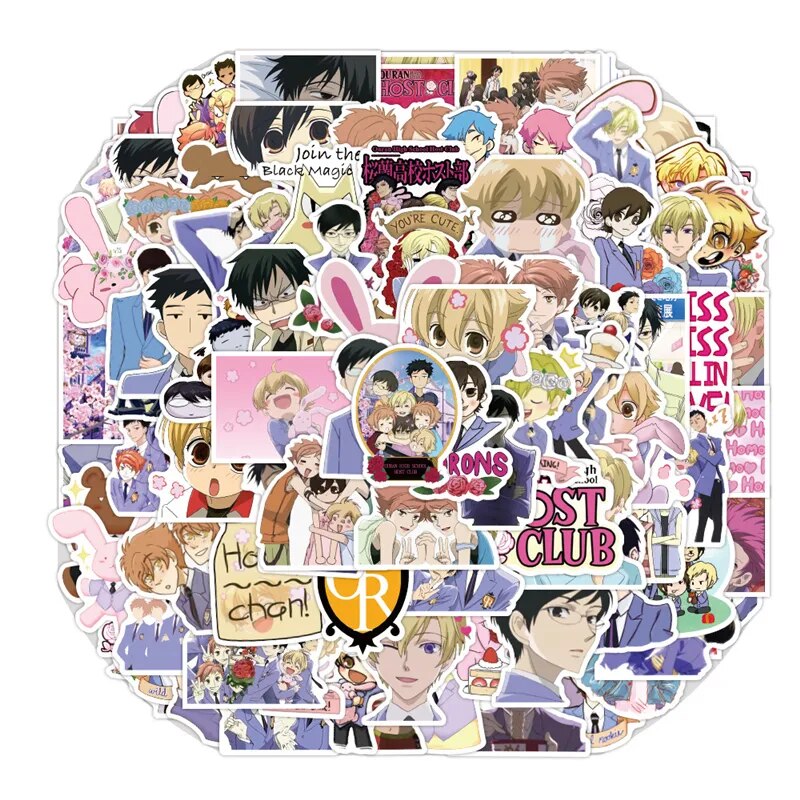 Get your hands on the cutest stickers ever with our Ouran High School Host Club Stickers | Everythinganimee has the best anime merch in the world.